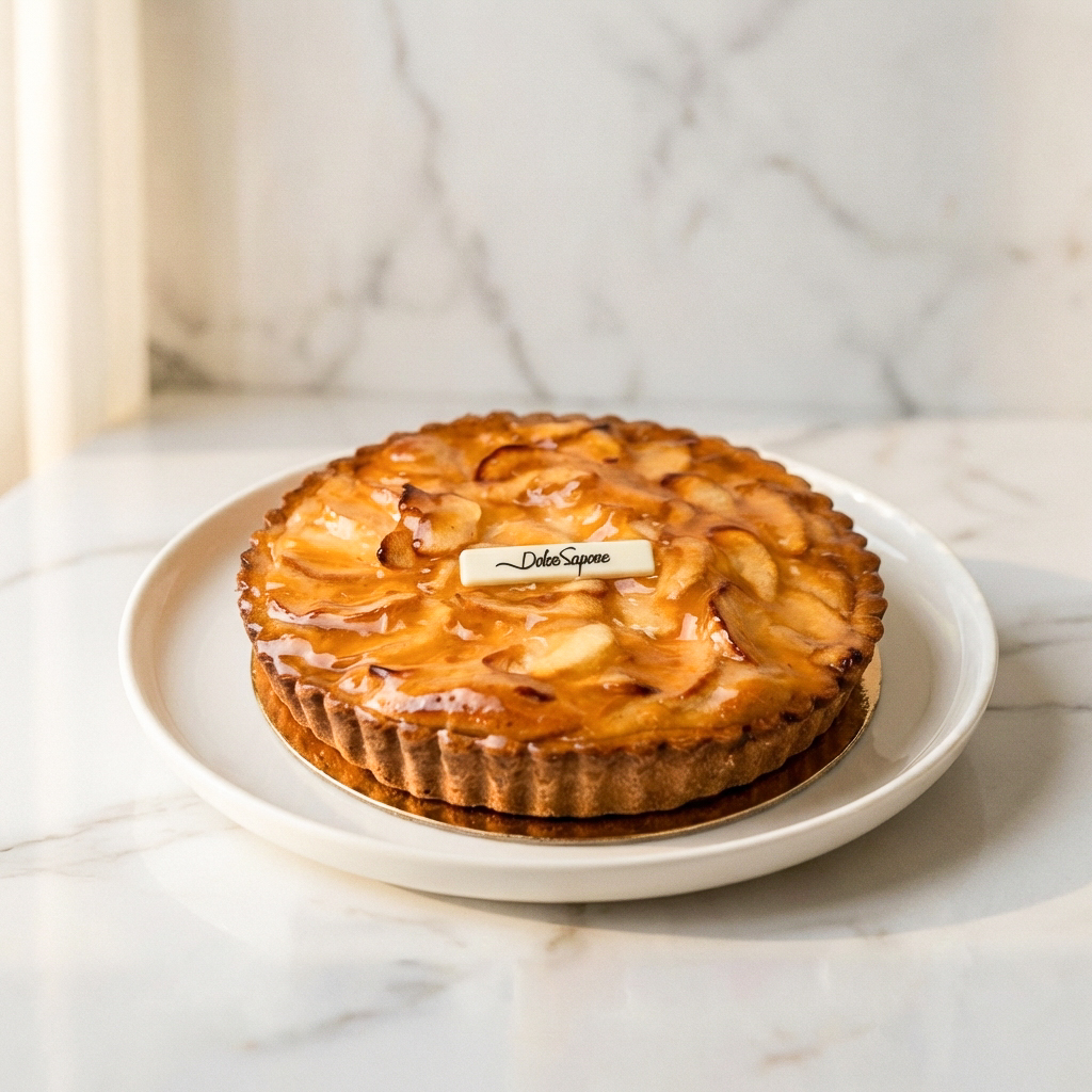 Tarte aux pommes et amandes